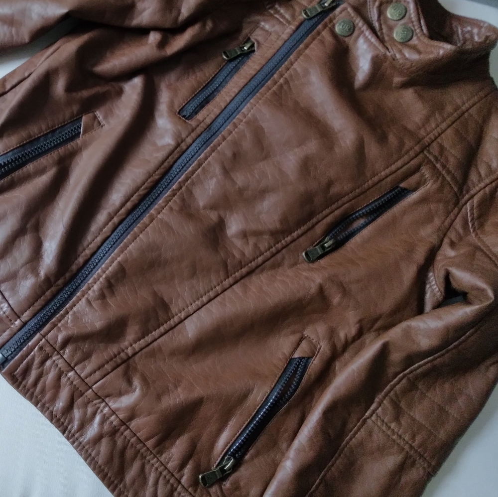 Urban Republic brown leather jacket